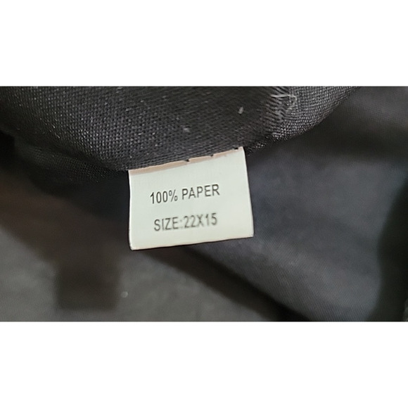 Cappelli Straworld Purse Black Lg Woven Straw Boho Hobo Coastal Resort Cruise - Picture 12 of 16